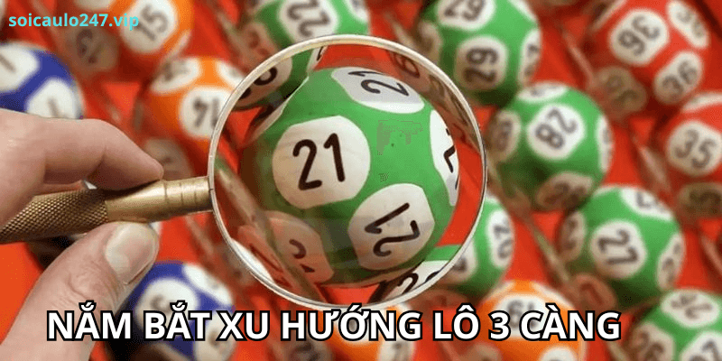 Nắm bắt xu hướng Lô 3 càng